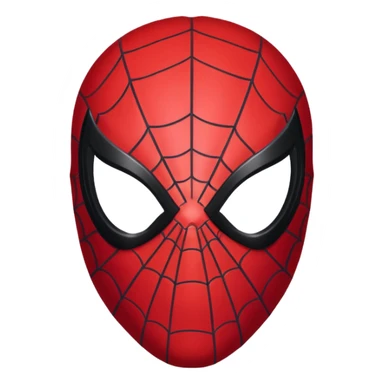Spiderman mask sticker