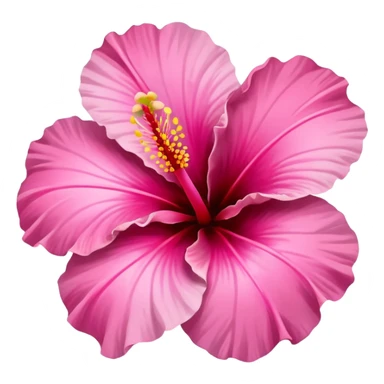 Pink hibiscus ￼ sticker