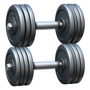 Rigid dumbbell sticker