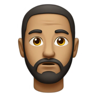 angry, young, israelite man, olive skin sticker