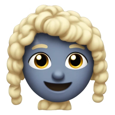 Make a face saying hello but very welcomin sticker