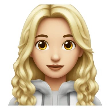 beautiful girl with apple vision pro sticker