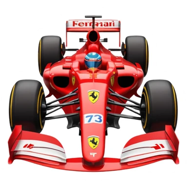 Ferrari formula 1 car sticker