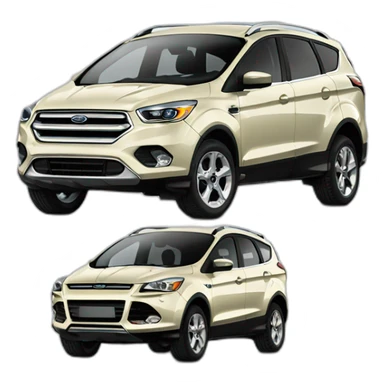 Ford Kuga SUV sticker