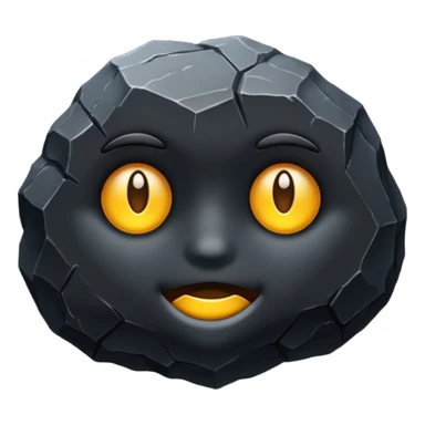 Long black rock sticker