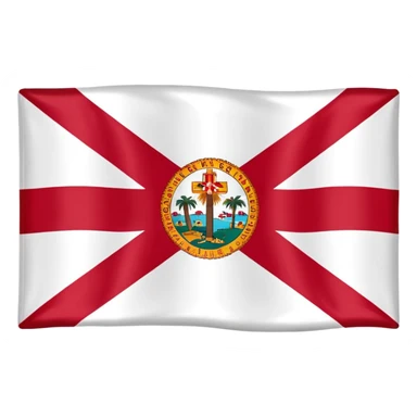 Creat an emoji of the state flag of Florida sticker