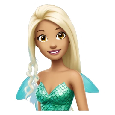 Barbie fairytopia mermaidia sticker