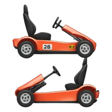 go kart sticker