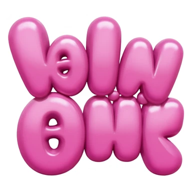 Pink RaWr word sticker