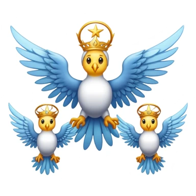 6 winged seraphim sticker