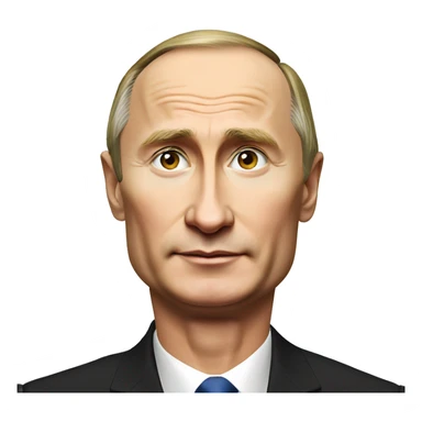 Vladimir Putin president of Russia sticker