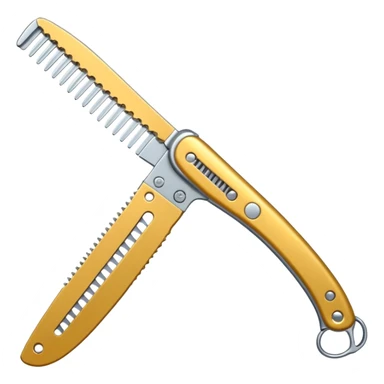 Navaja mariposa tipo peine sticker