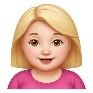 Cute emoji femal chubby sticker