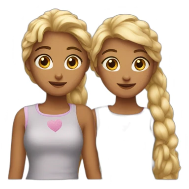 Two brokes girls sticker