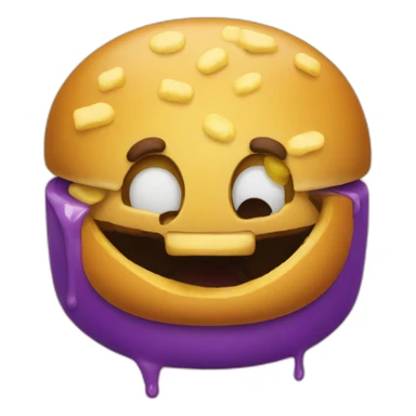 grimace mcdonalds sticker