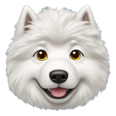 Samoyed dog  sticker