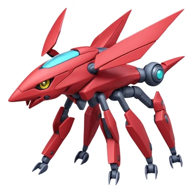 Heliolisk-Vikavolt-Cyclizar-Genesect-Pokémon, full body sticker