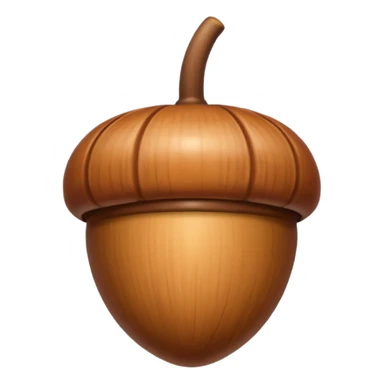 acorn emoji without human face sticker