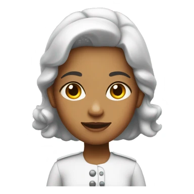 Nanny wearing the dye sticker