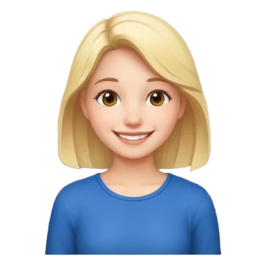 Rooftop girl face sticker