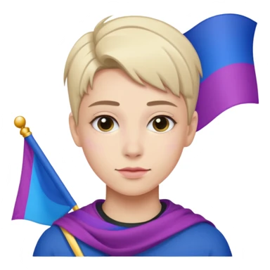 Bandera bisexual  sticker