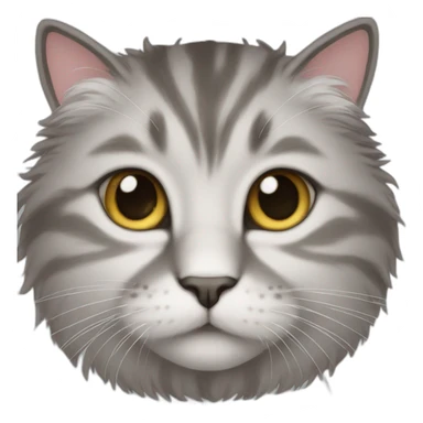 super fluffy cat sticker