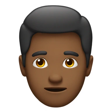 Person judging face sticker