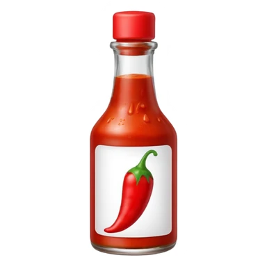 hot sauce bottle sticker