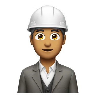 arquitectA con casco blanco  sticker