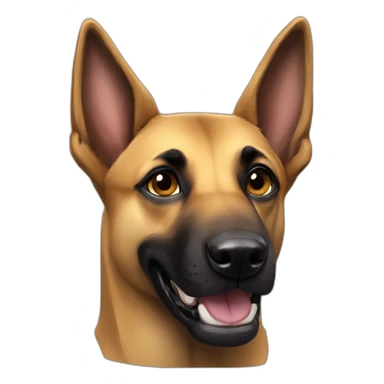 malinois dog stream on twitch sticker
