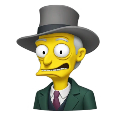 mr burns sticker