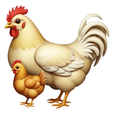 make chicken eaton a chicken eating chicken  sticker