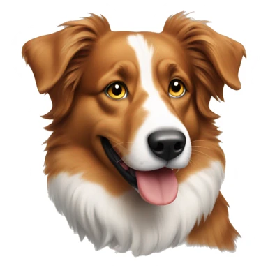 Ginger Australian Shepard  sticker