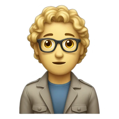 Thinking AI about english sticker