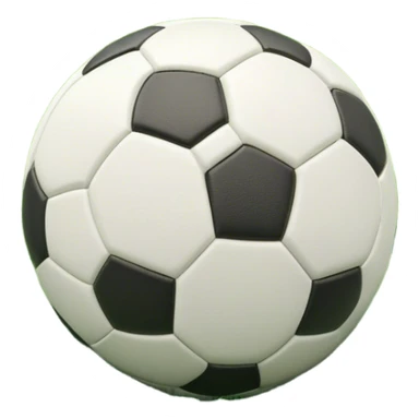 Cinematic Realistic image of a soccer ball resting on a lush, manicured field, rendered with detailed panel textures and crisp stitching, bathed in soft, natural lighting that highlights its timeless athletic appeal sticker