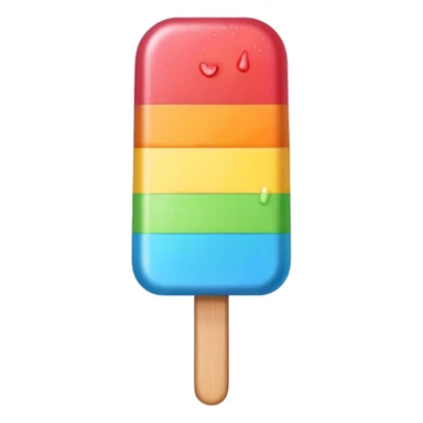 Rainbow Popsicle  sticker