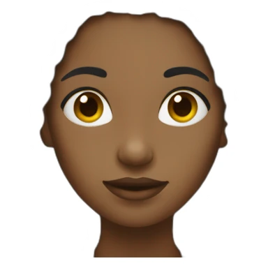 Femme noir avec locs sticker