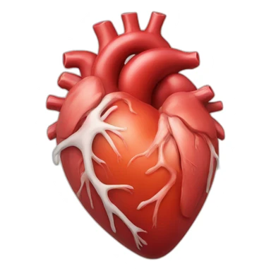 real heart sticker