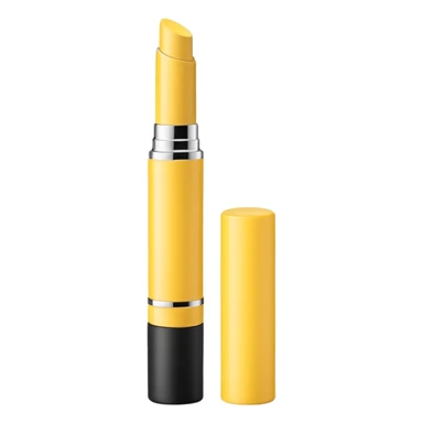 yellow makeup concealer packaging sticker