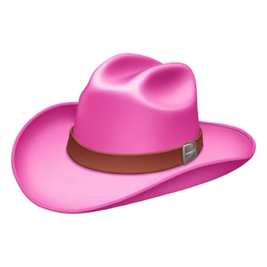 Pink Cowboy hat sticker