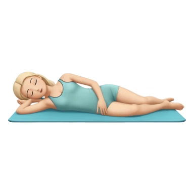 Supta Baddha Konasana (Reclining Bound Angle Pose)  sticker
