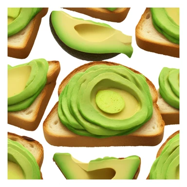 avocado tost  sticker
