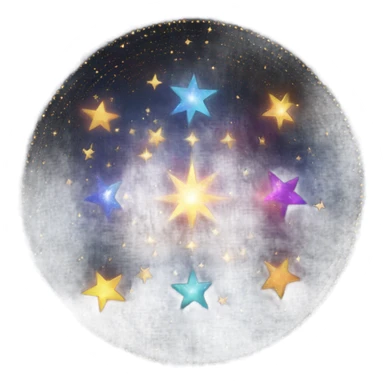 star spinning god sticker