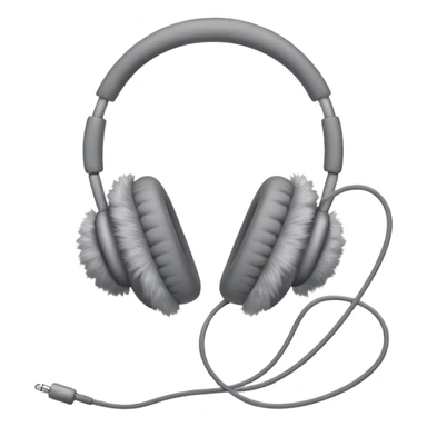 Warm winter earphones  sticker