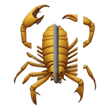 scorpion behind jail bars sticker