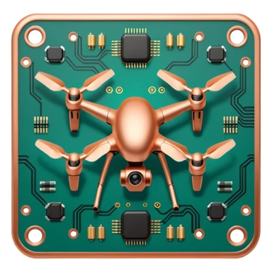 control system in a drone sticker
