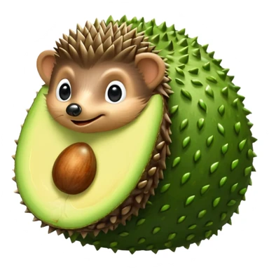  hedgehog avocado 🦔🥑   sticker