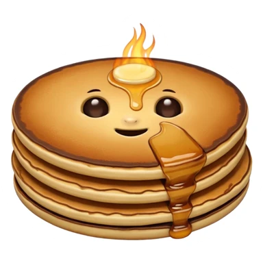 burned pancake sticker