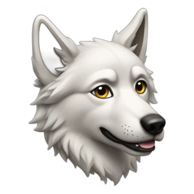 Chien loup sticker