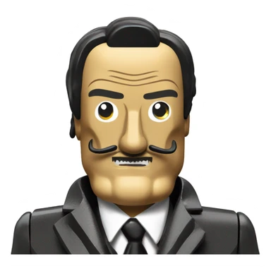 salvador dali lego full body sticker